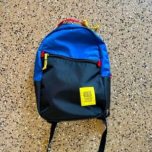 NWOT Topo Designs Light Backpack Blue and Black